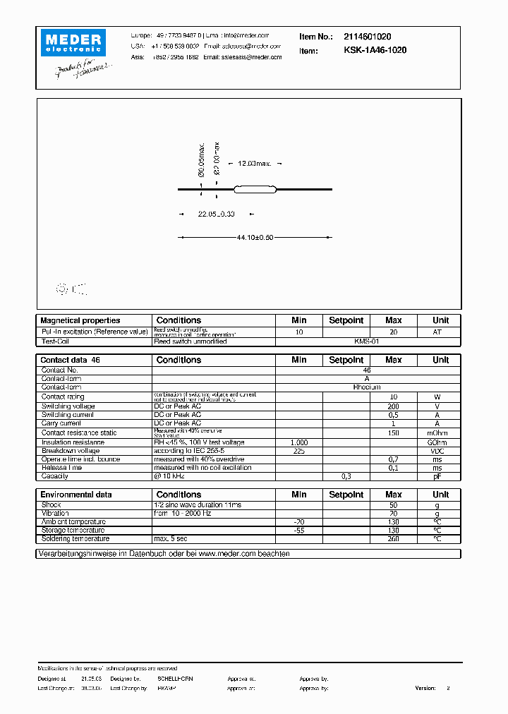 KSK-1A46-1020_4178575.PDF Datasheet