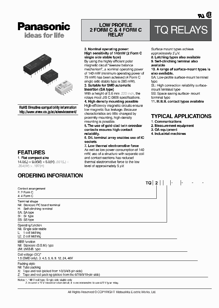 TQ2SA-15V-Z_3986794.PDF Datasheet