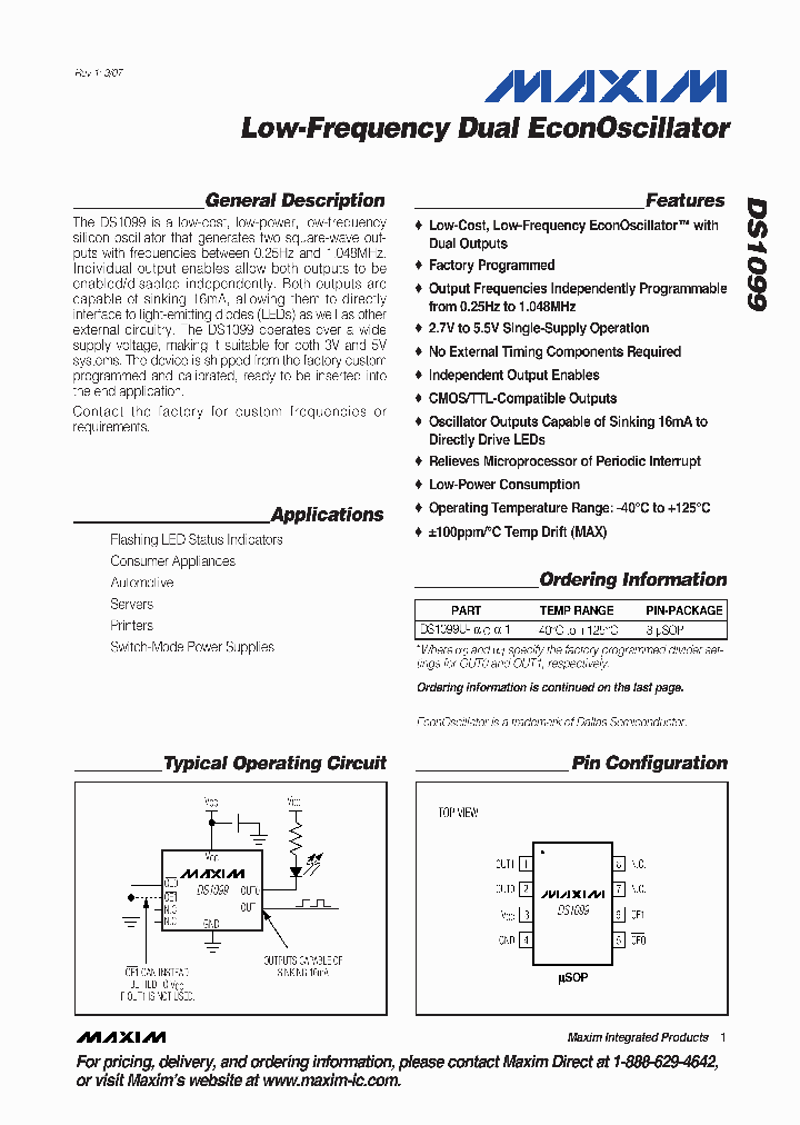 DS1099U-PR_3990685.PDF Datasheet