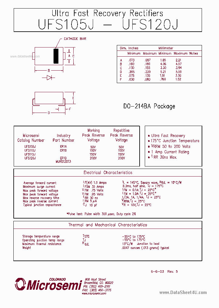 UFS105J_4179383.PDF Datasheet