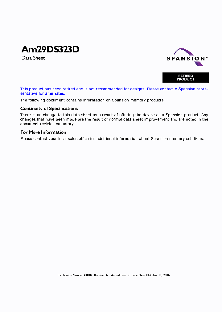 AM29DS323DB50EI_3990914.PDF Datasheet