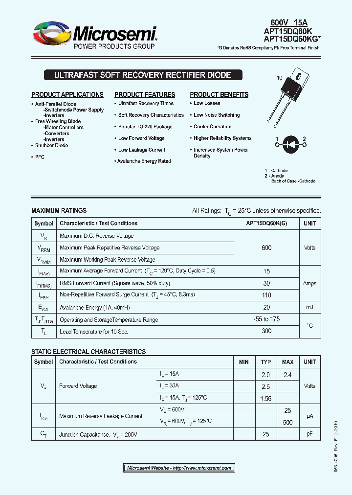 APT15DQ60KG_3991051.PDF Datasheet