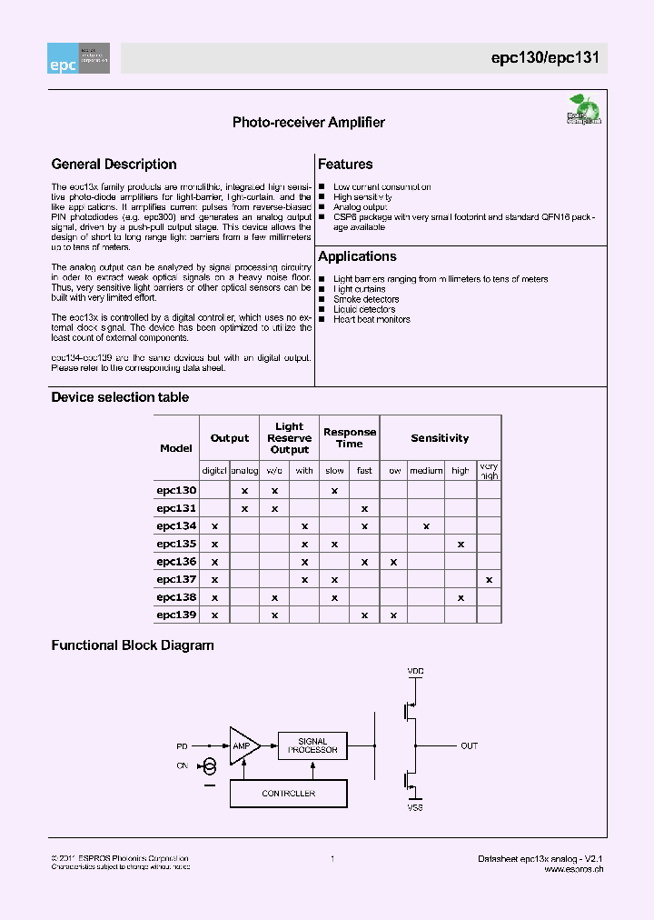 EPC130-CSP6_4182071.PDF Datasheet