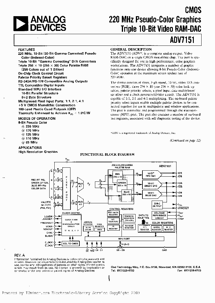 ADV7151KS170_3996534.PDF Datasheet