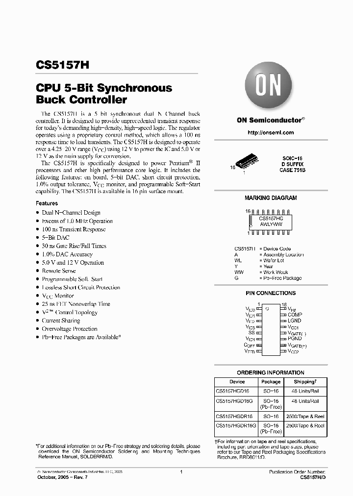 CS5157HGDR16G_3993350.PDF Datasheet