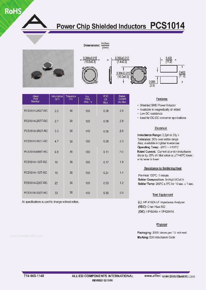 PCS1014_4182435.PDF Datasheet
