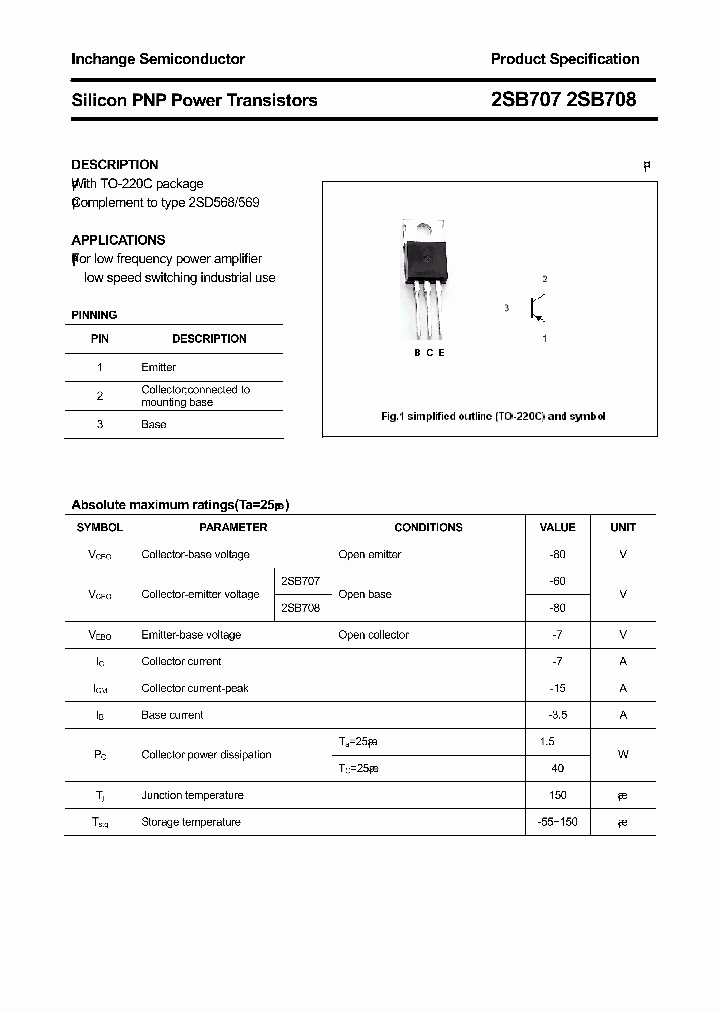 2SB708_4182760.PDF Datasheet