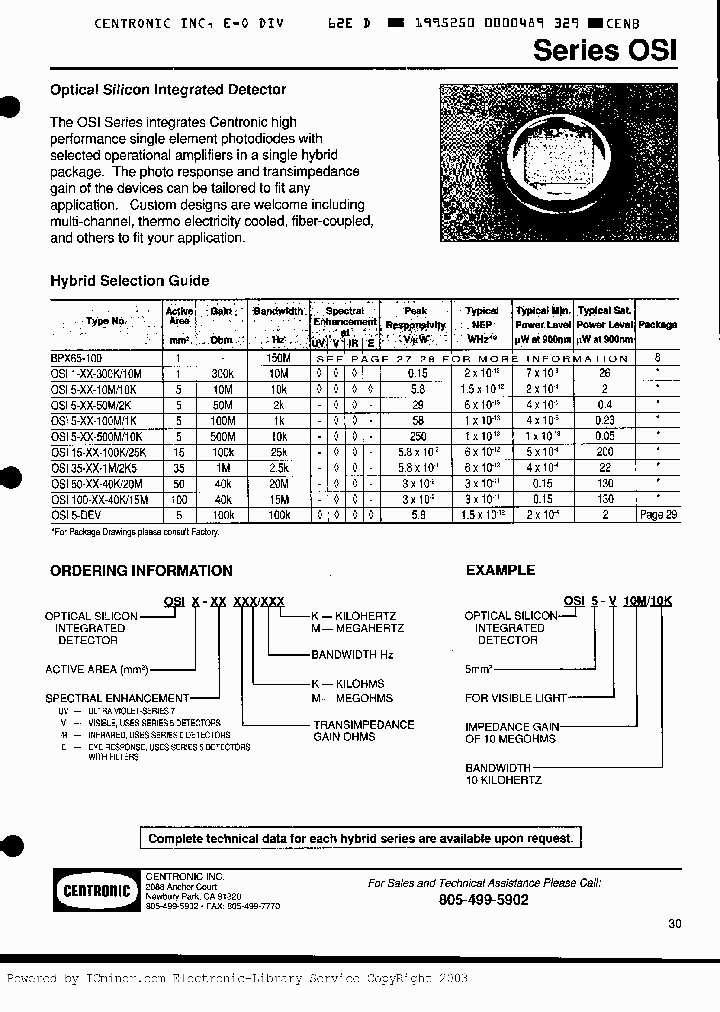 OSI15V100K25K_4000524.PDF Datasheet