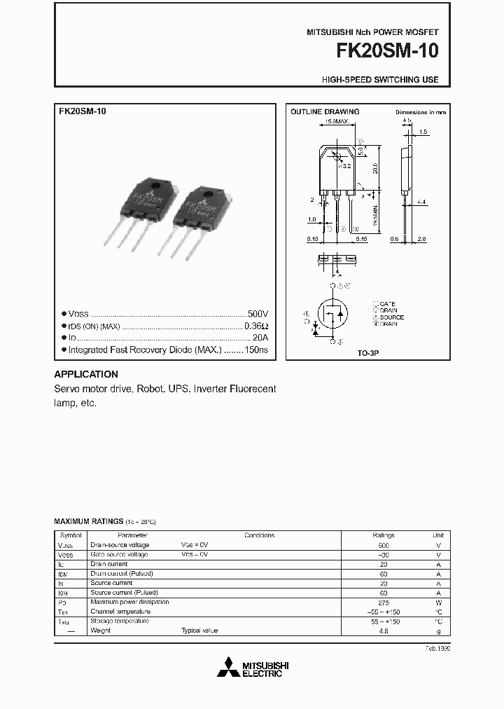 FK20SM-10_4183387.PDF Datasheet