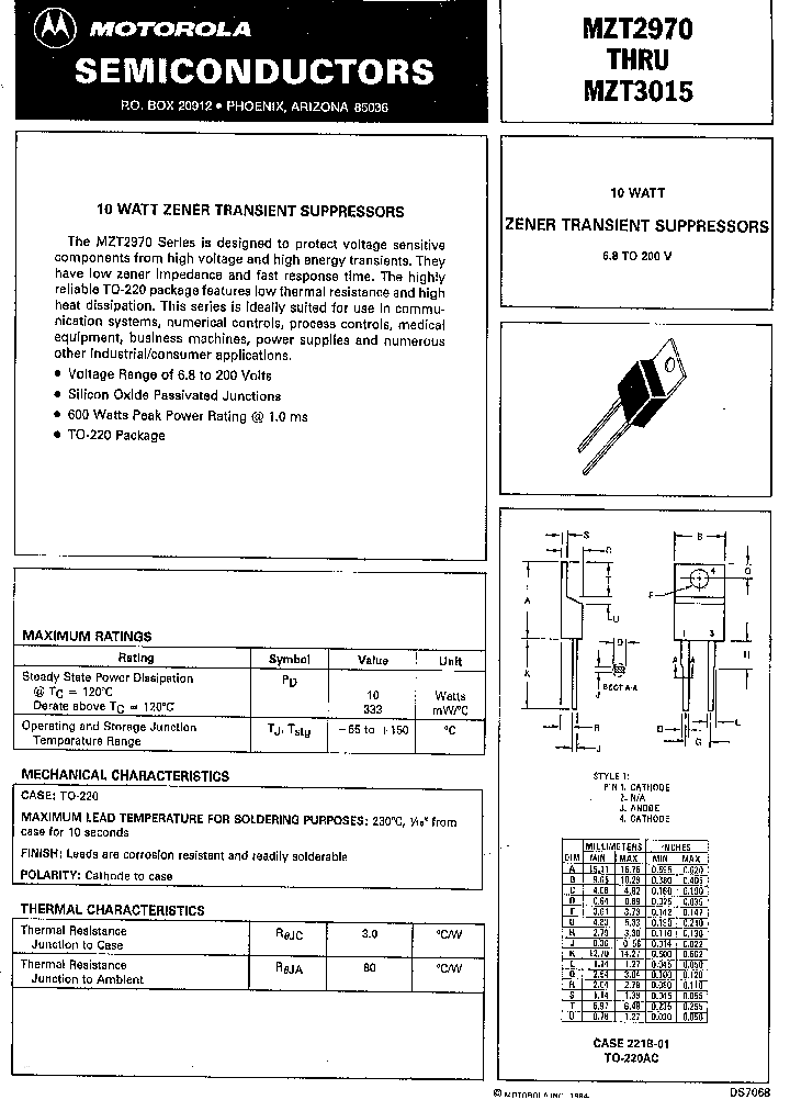MZT2970_4185093.PDF Datasheet