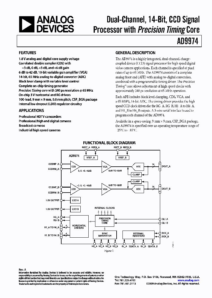 AD9974BBCZ_4002405.PDF Datasheet