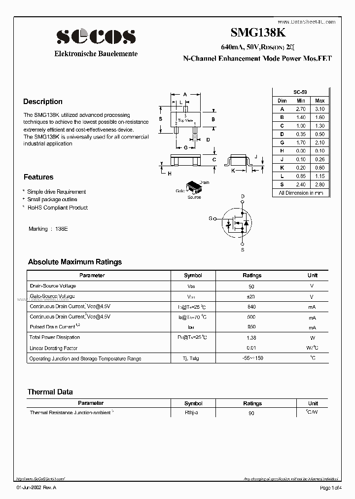 SMG138K_4185903.PDF Datasheet