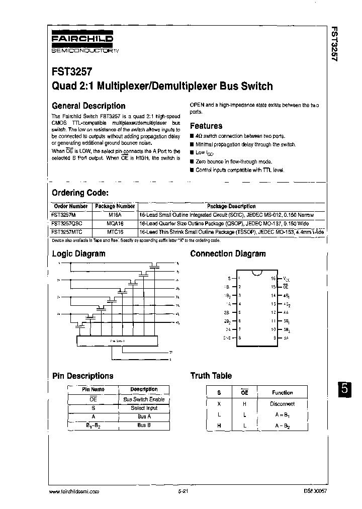 FST3257QSCXNL_4014339.PDF Datasheet
