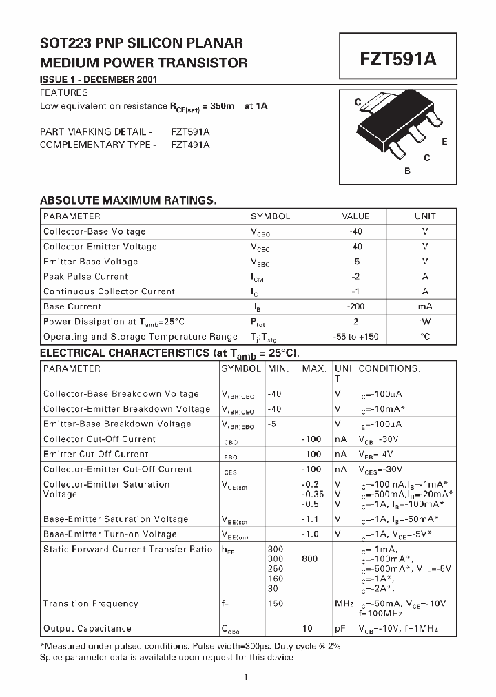 FZT591A_4187071.PDF Datasheet