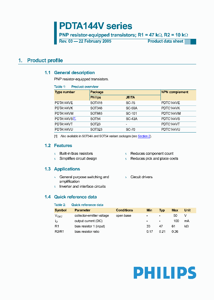 PDTA144VE115_4032482.PDF Datasheet