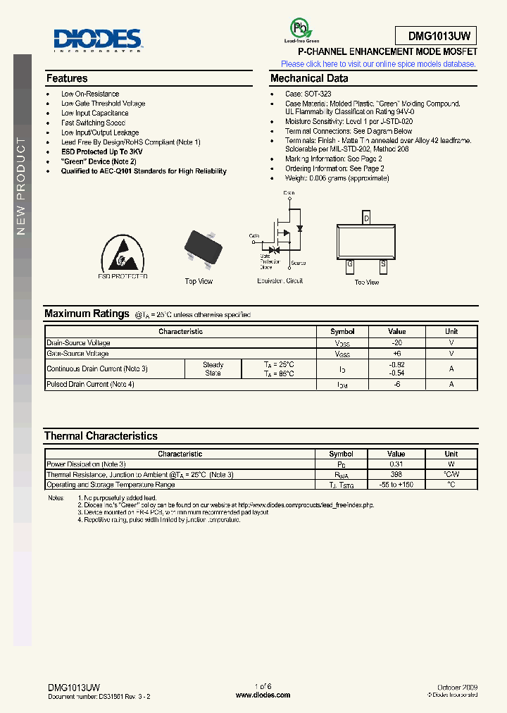 DMG1013UW-7_4193150.PDF Datasheet