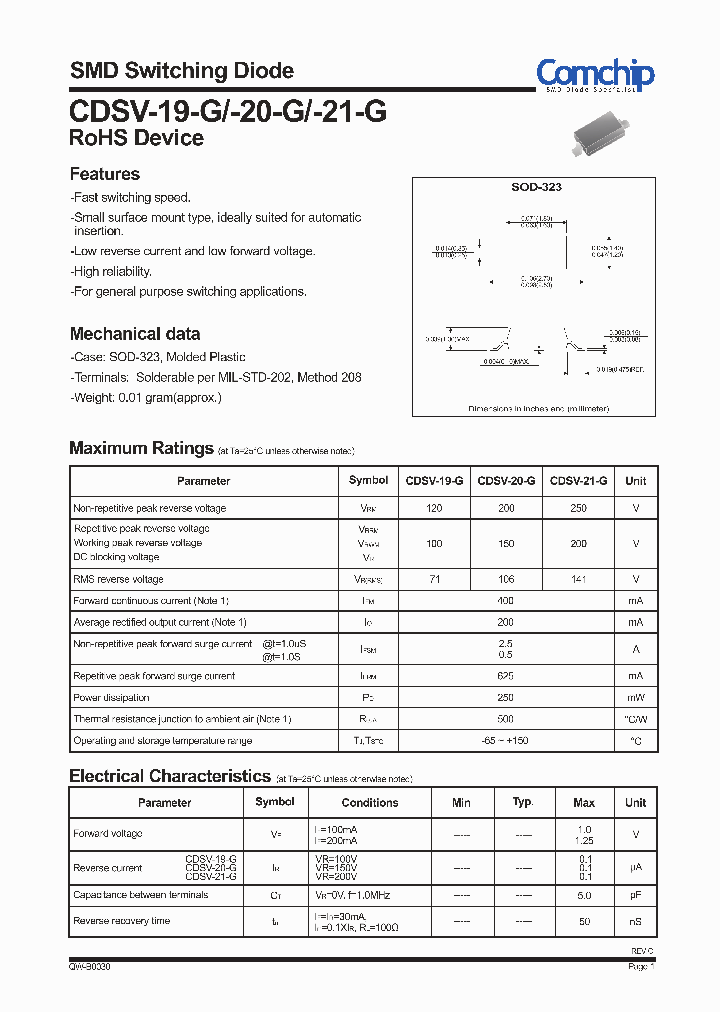 CDSV-19-G_4195545.PDF Datasheet
