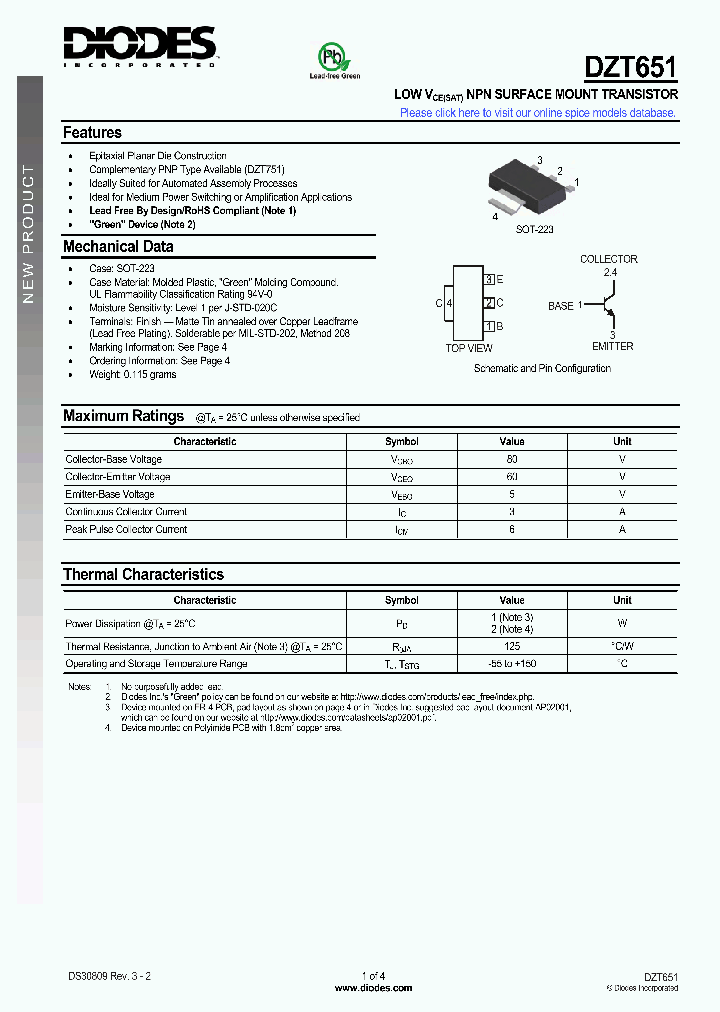 DZT651-13_4064322.PDF Datasheet