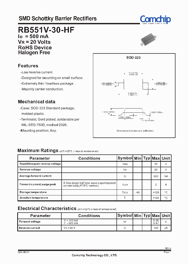 RB551V-30-HF_4197307.PDF Datasheet