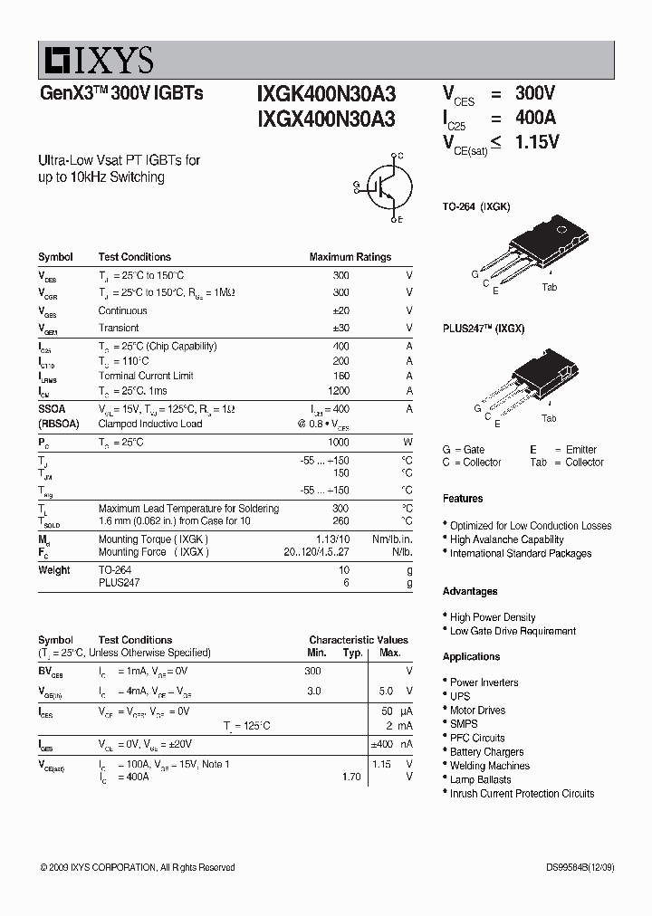 IXGK400N30A3_4201750.PDF Datasheet