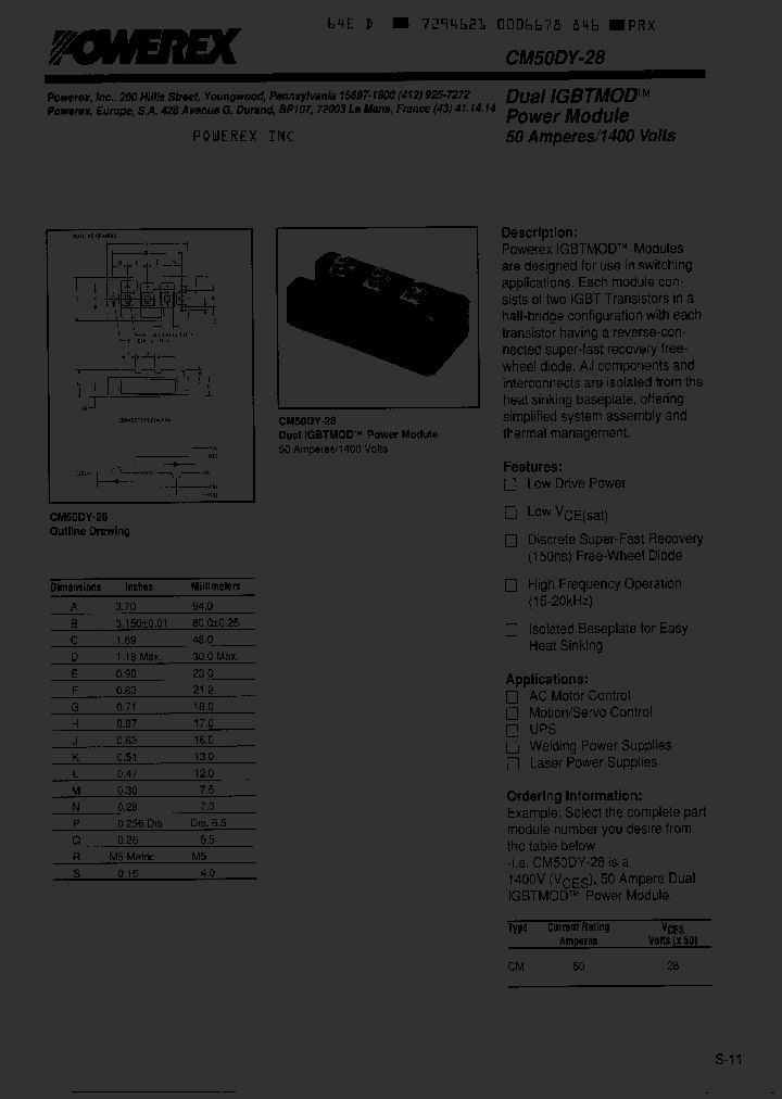 CM50DY28_4063915.PDF Datasheet