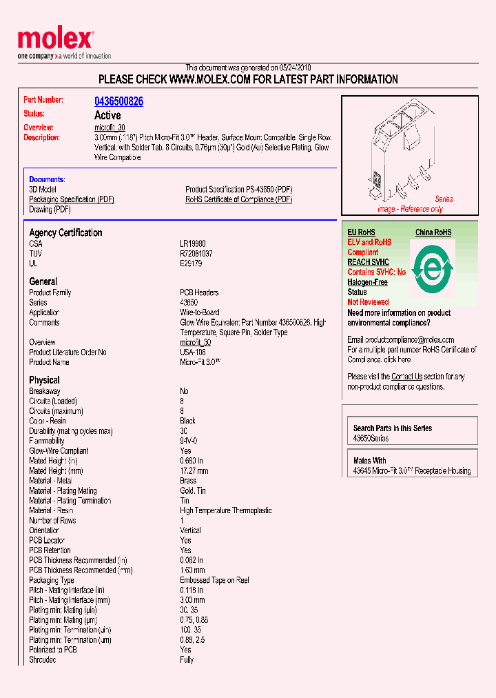 43650-0826_4203209.PDF Datasheet