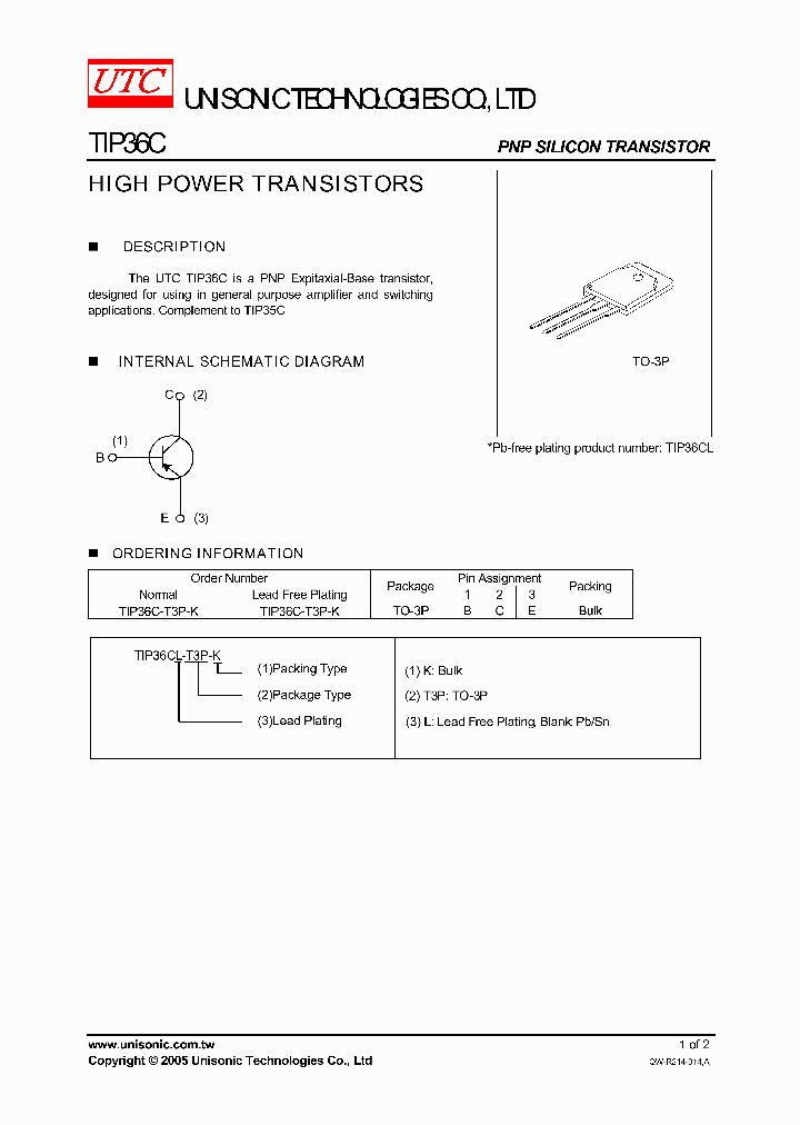 TIP36C-T3P-K_4203863.PDF Datasheet