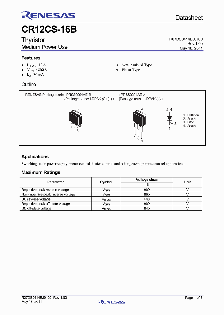 CR12CS-16B-A1-B00_4203362.PDF Datasheet