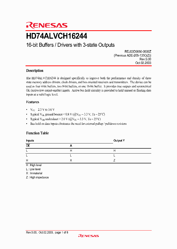 HD74ALVCH16244_4203349.PDF Datasheet