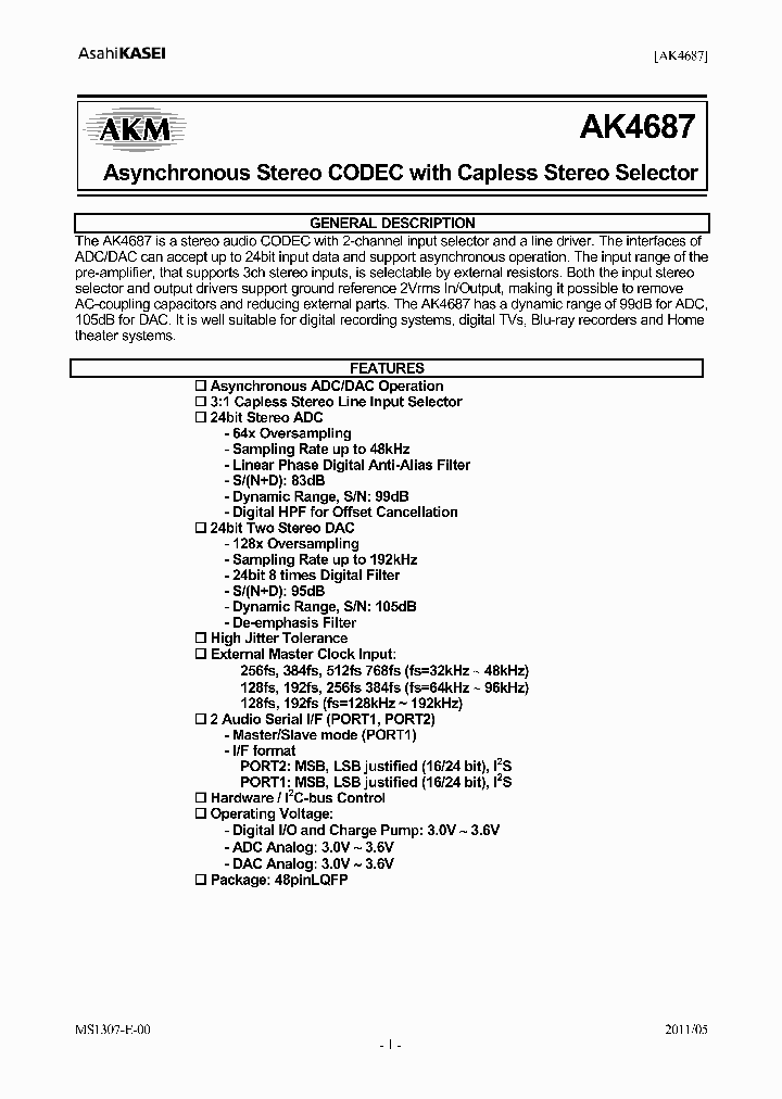 AKD4687_4203762.PDF Datasheet