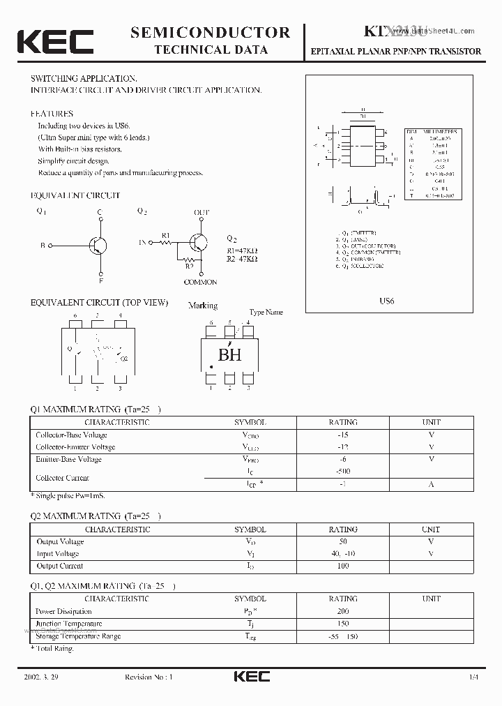 KTX213U_4209658.PDF Datasheet