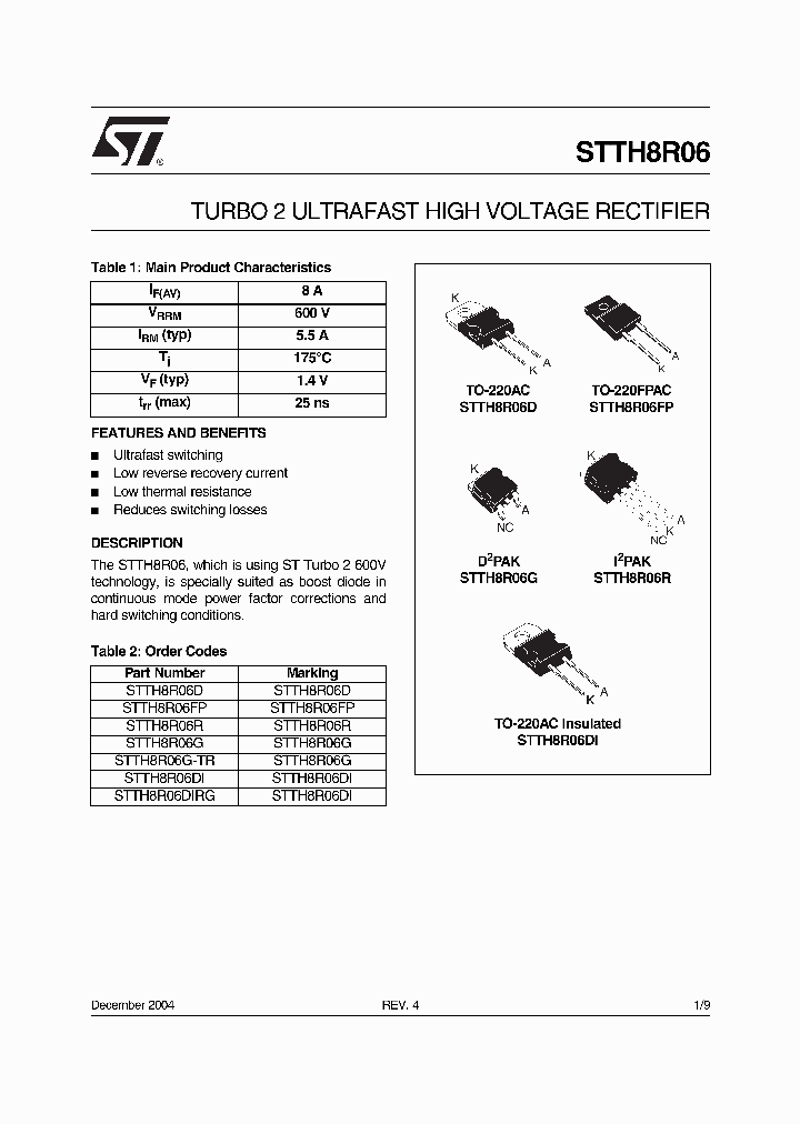 STTH8R06G-TR_4214753.PDF Datasheet