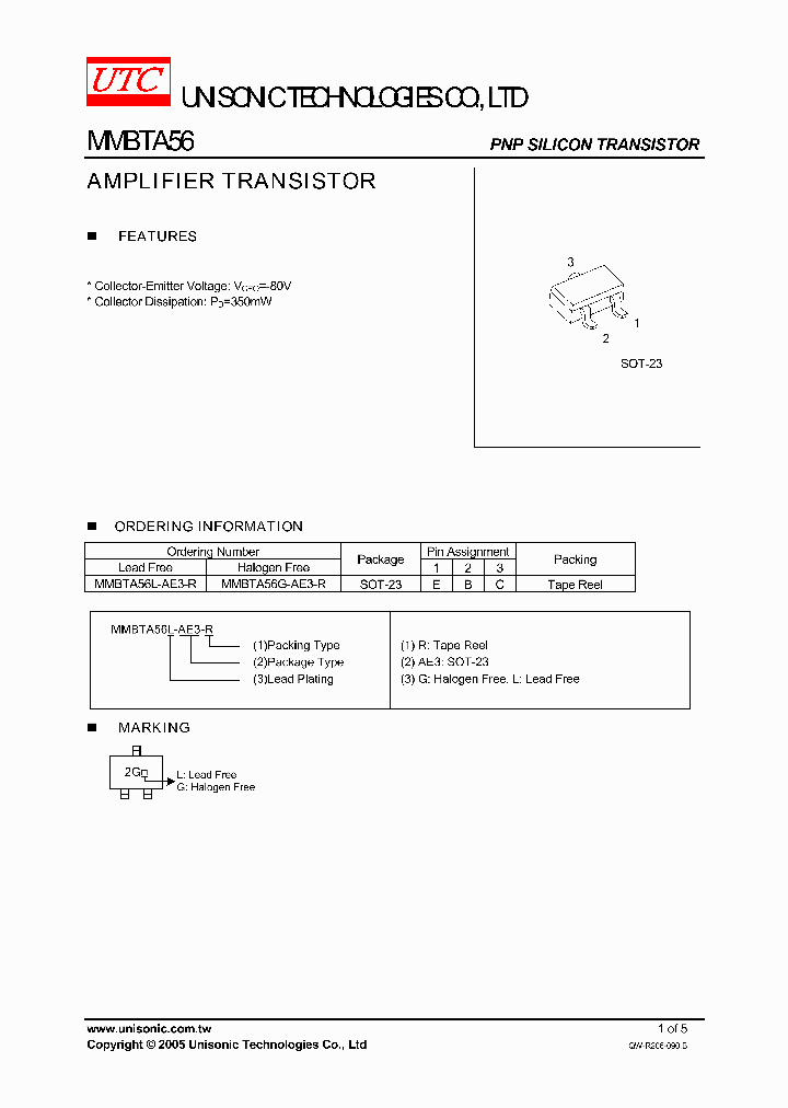 MMBTA56G-AE3-R_4215096.PDF Datasheet