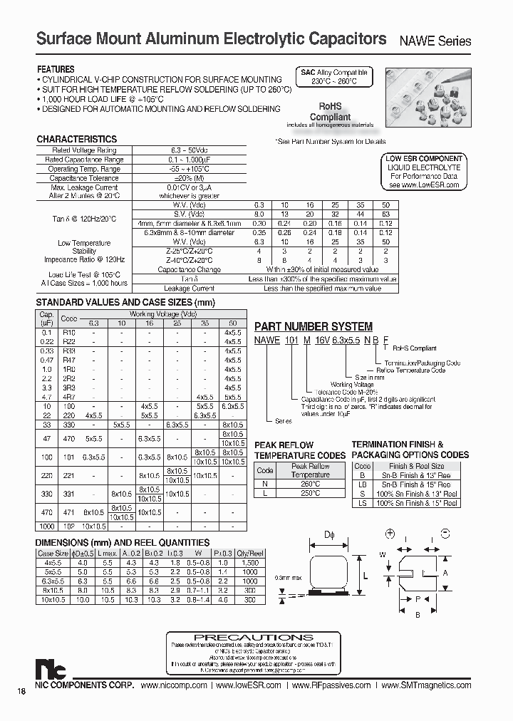 NAWE102M63V10X105LBF_4080964.PDF Datasheet