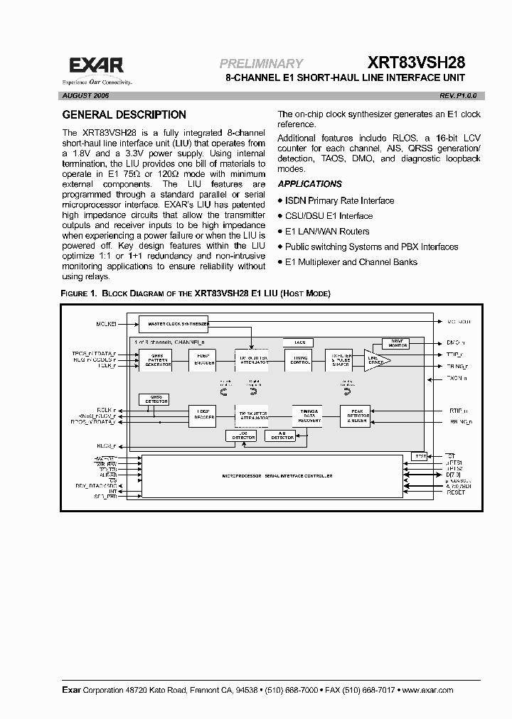 XRT83VSH28IB_4079587.PDF Datasheet