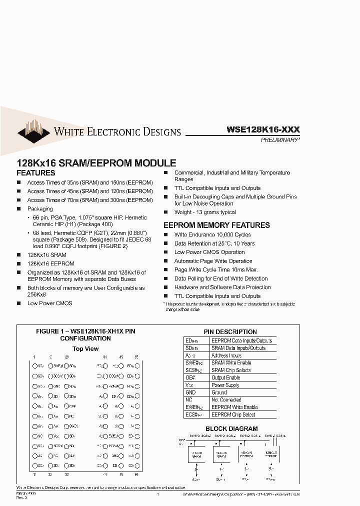 WSE128K16-35G2TC_4083202.PDF Datasheet