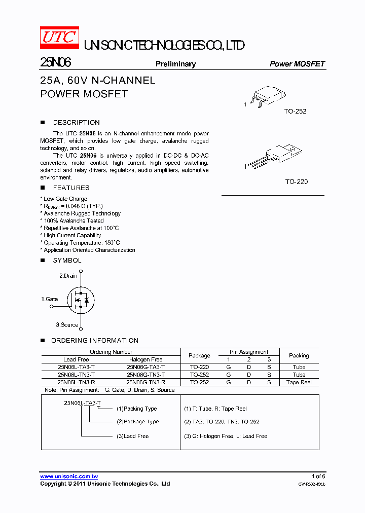 25N06L-TN3-R_4225685.PDF Datasheet