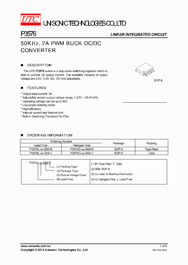 P3576L-XX-S08-R_4226133.PDF Datasheet