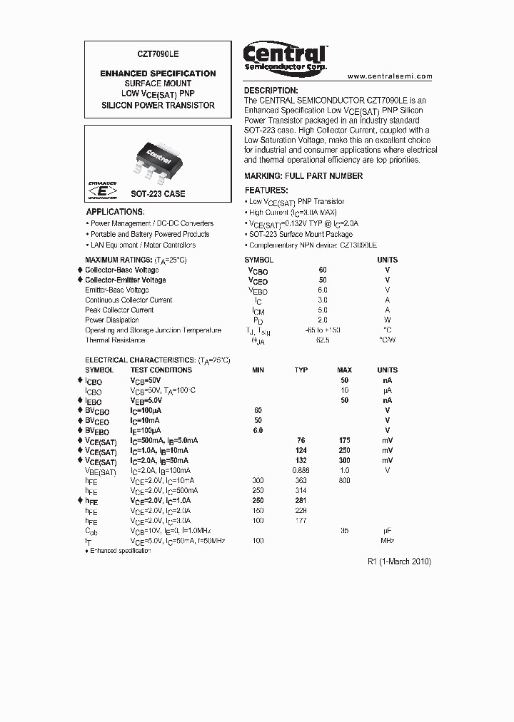CZT7090LE_4226363.PDF Datasheet