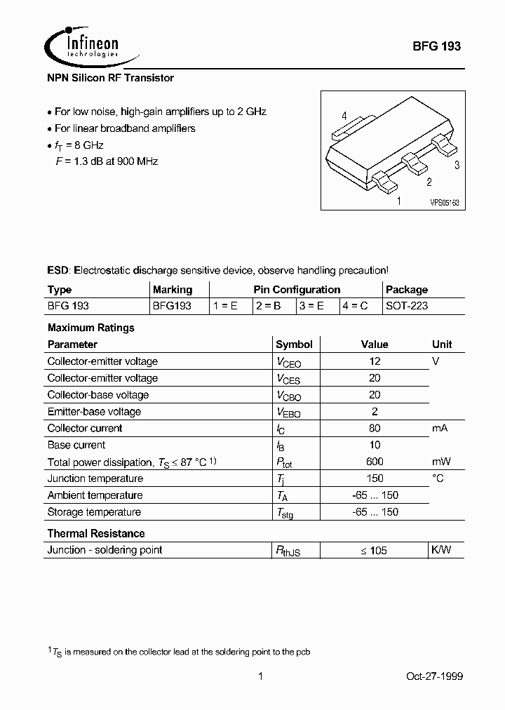 BFG193_4232555.PDF Datasheet