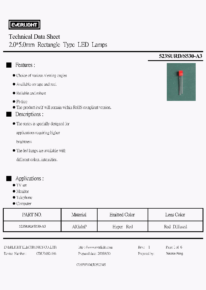 523SURD-S530-A3_4234240.PDF Datasheet