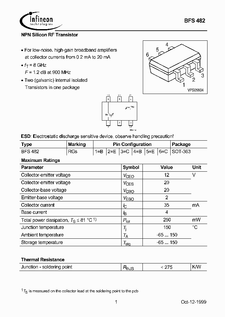 BFS482_4232562.PDF Datasheet