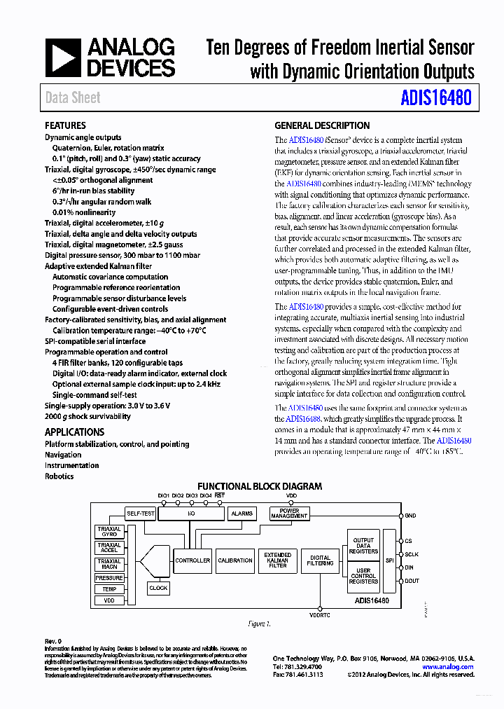 ADIS16480_4234185.PDF Datasheet
