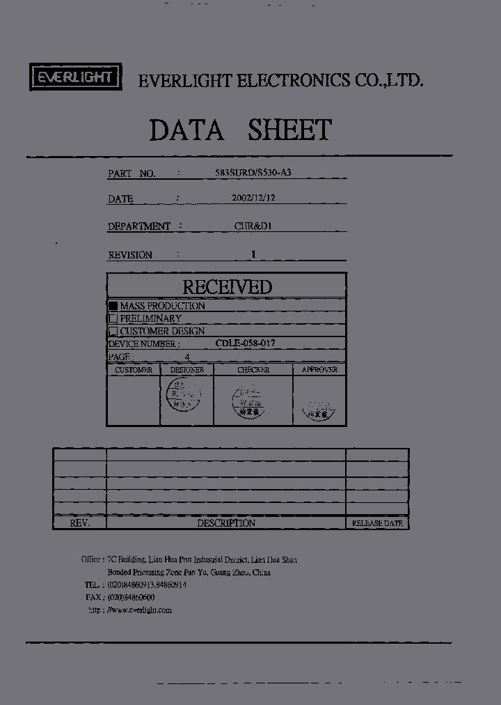 583SURD-S530-A3_4234242.PDF Datasheet