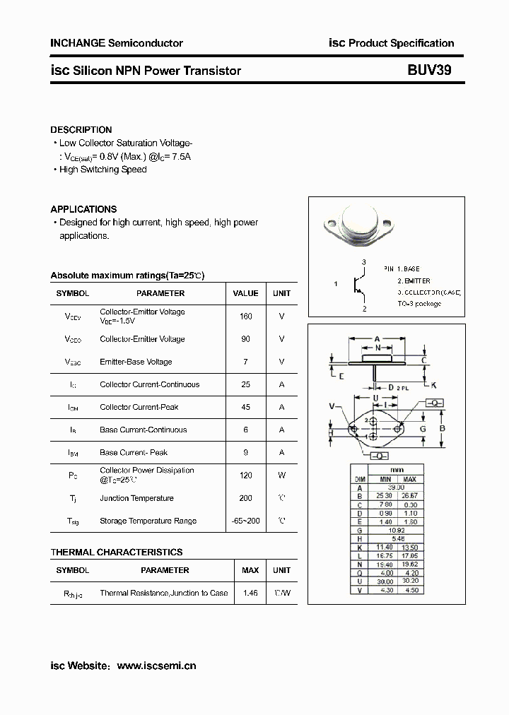 BUV39_4233811.PDF Datasheet