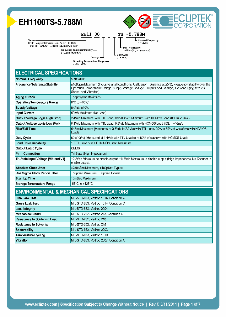 EH1100TS-5788M_4109509.PDF Datasheet