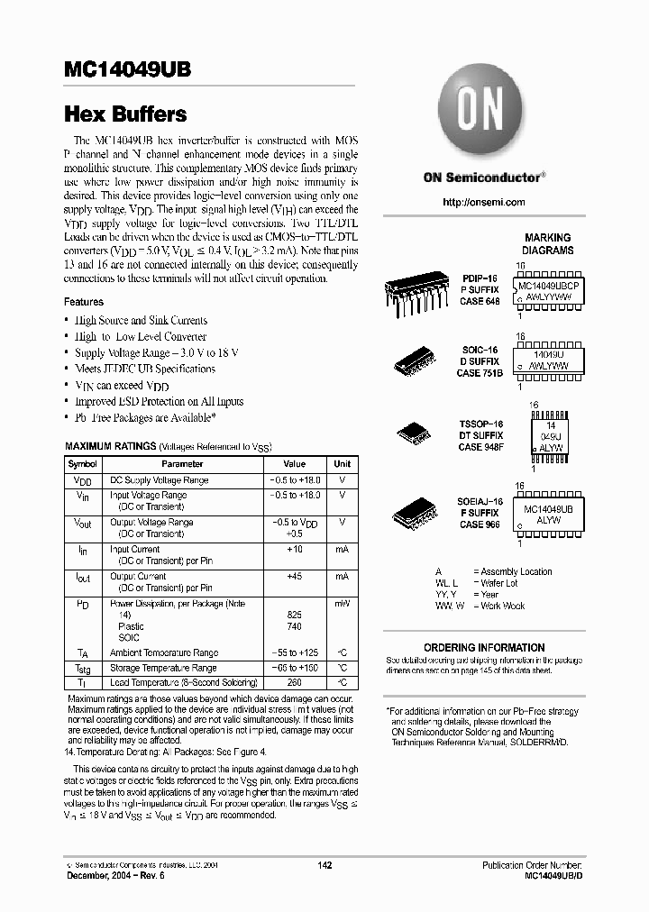 MC14049UBDTELG_4114466.PDF Datasheet