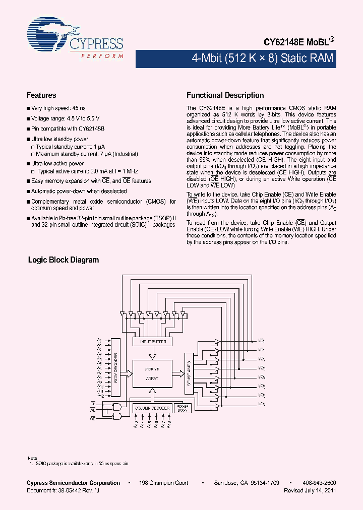 CY62148ELL-55SXIT_4114496.PDF Datasheet