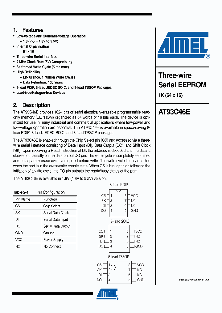 AT93C46EN-SH-B_4116969.PDF Datasheet