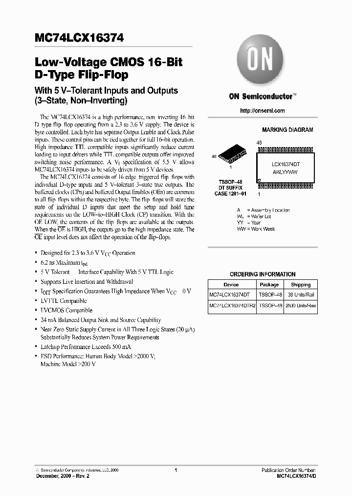 MC74LCX16374-D_4238008.PDF Datasheet